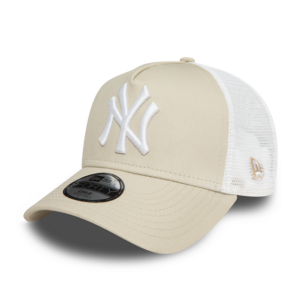 Casquette Trucker Beige et Blanche NY Neyan