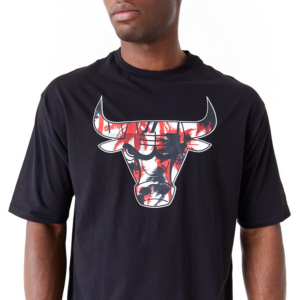 T-shirt NBA Chicago Bulls Noir motif au dos