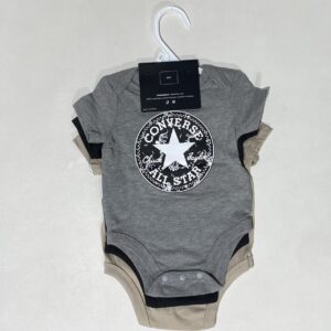 Pack 3 body Bébé garçon Marron, noir et gris