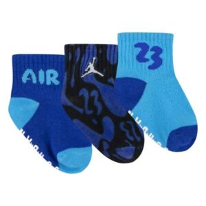 Lot de 3 paires de chaussettes pour bébé Jordan Garçon Bleu et noir