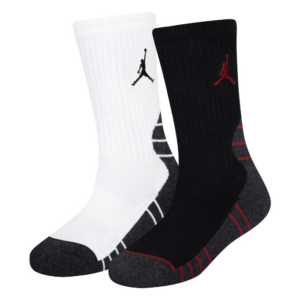 Lot de 2 paires de chaussettes Jordan Noir et blanc