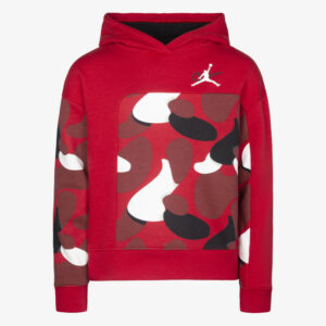 Sweat Shirt Hoody fille Jordan Noir et rouge