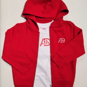 Veste Zippée Cultivator Rouge et blanc Adix7